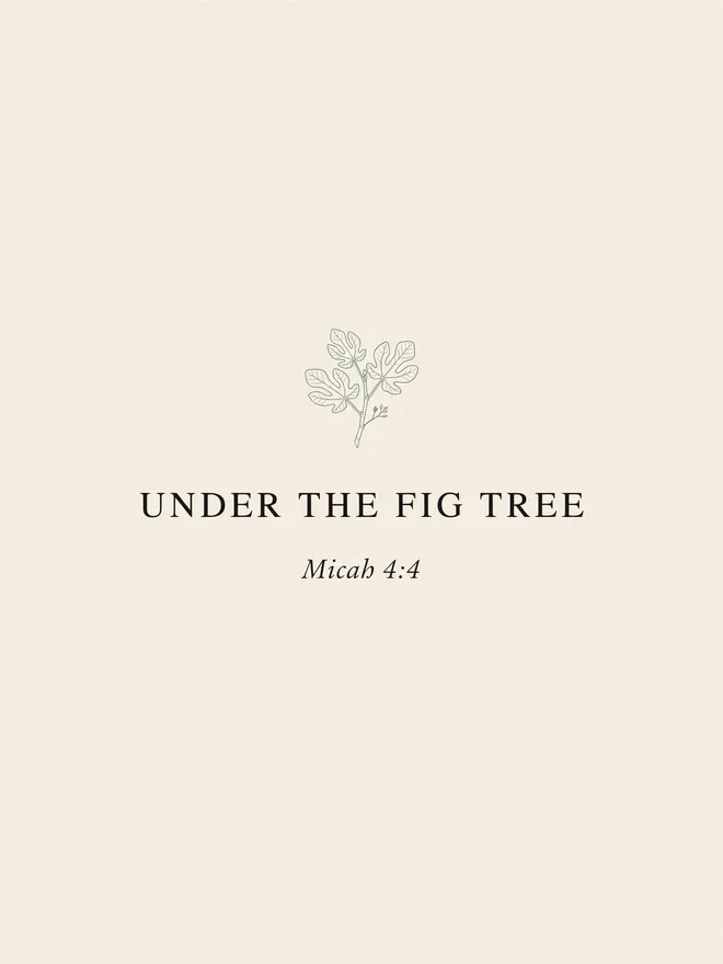 Minimalist fig design concept